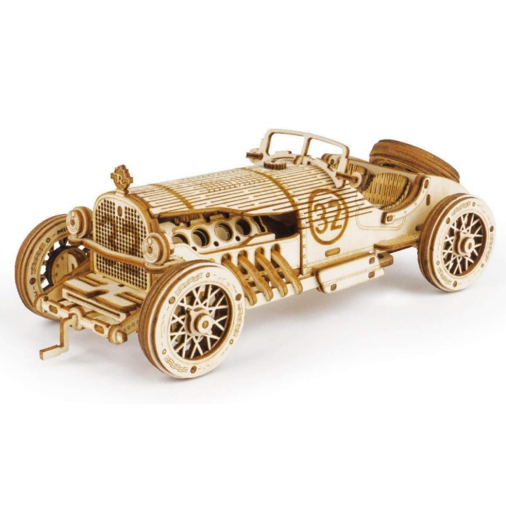 Heavy Equipment Truck - Robotime - Voitures classiques en bois