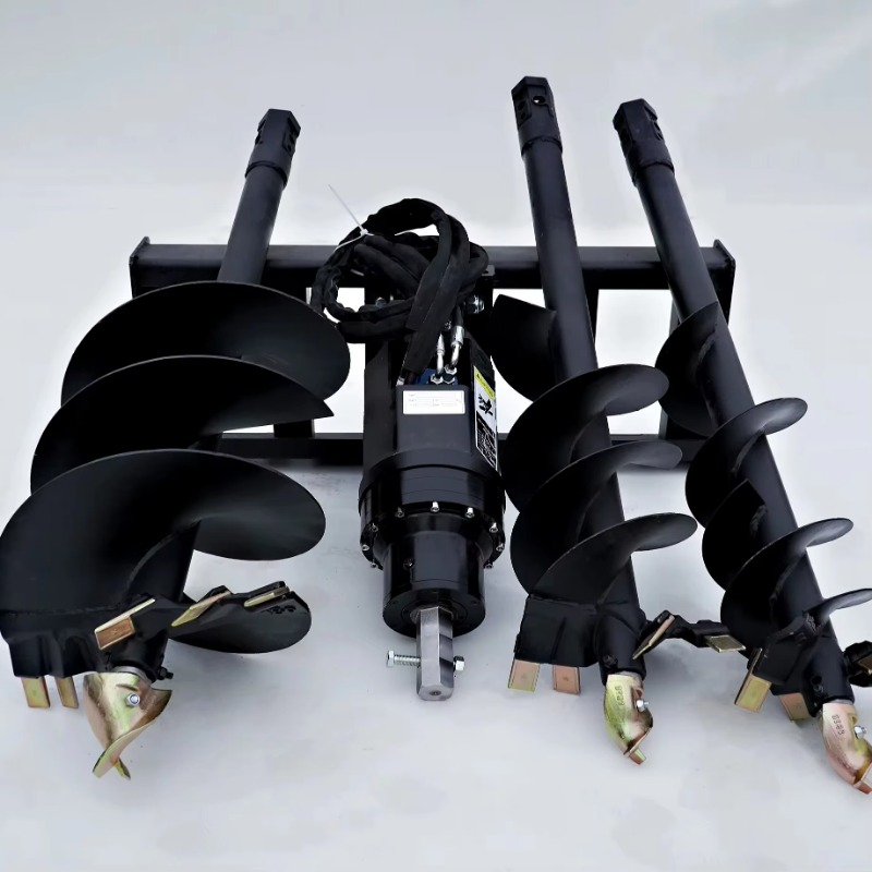 Auger Drill Attachment - Foreuse à tarière robuste pour chargeuses