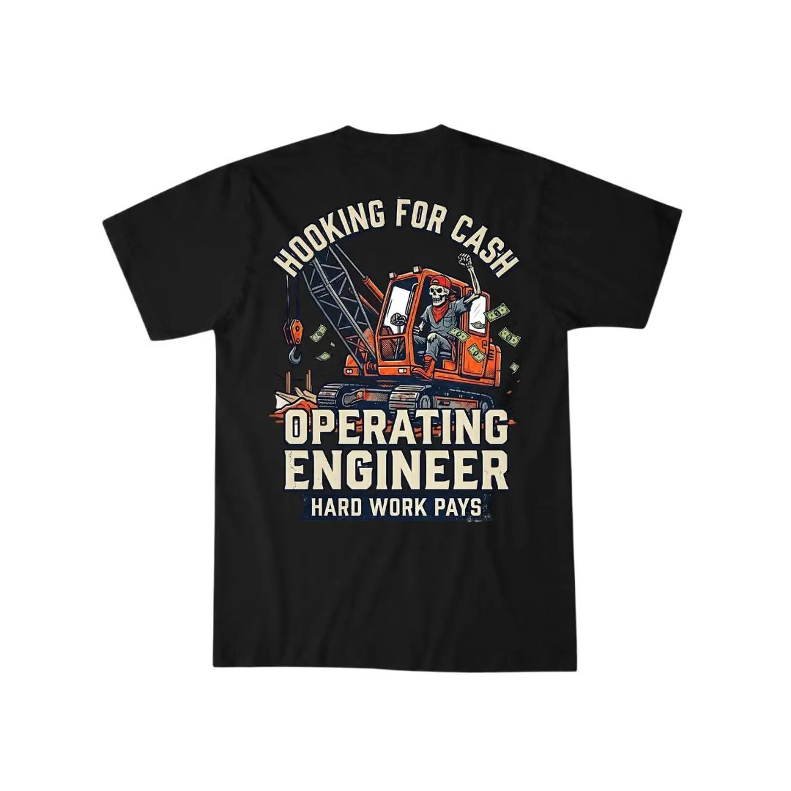 Heavy Equipment Engineer - T-shirt d'opérateur de grue, ingénieur en