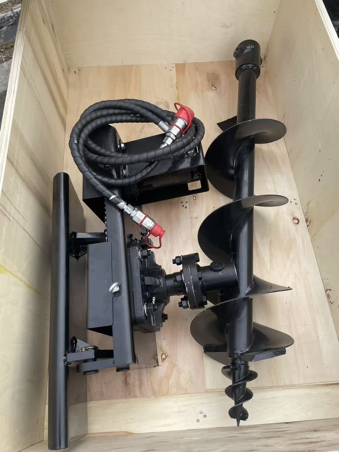 Tarière hydraulique pour charg - Auger Drill Attachment avis et prix
